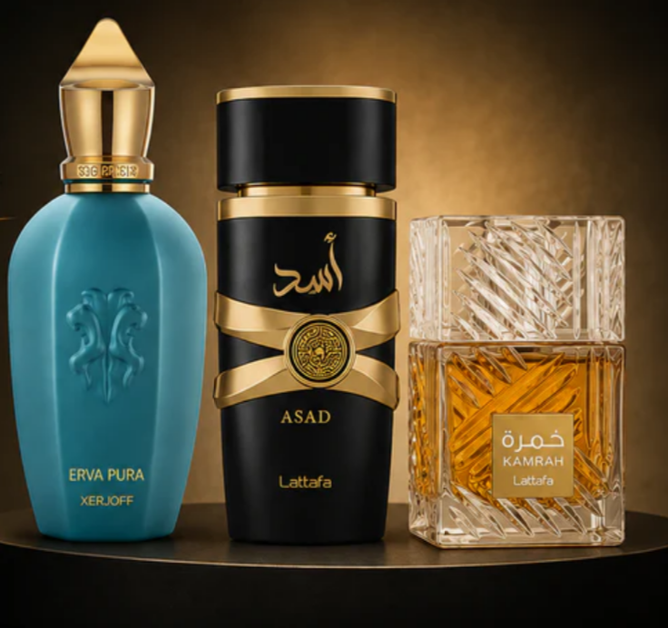 LATAFFA + ERBA PURA + KHAMRA